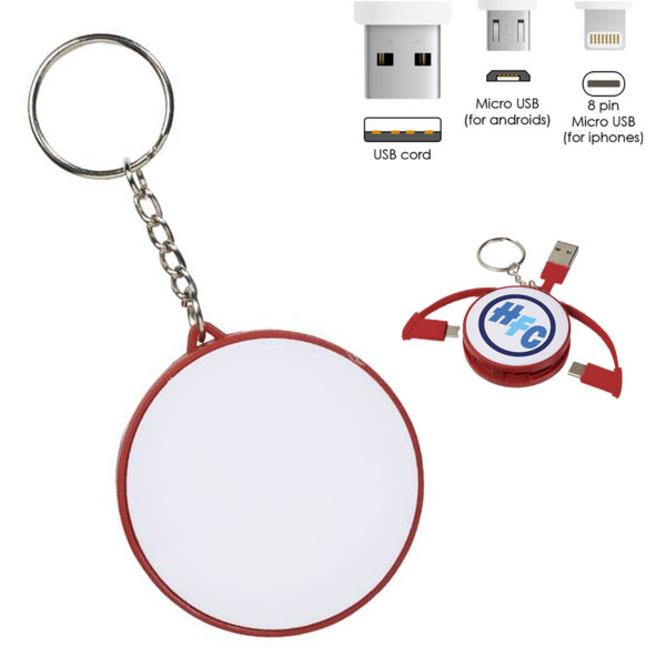 Charging Cable Key Ring