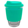 Carlo Glass Coffee Cup - Silicone Band