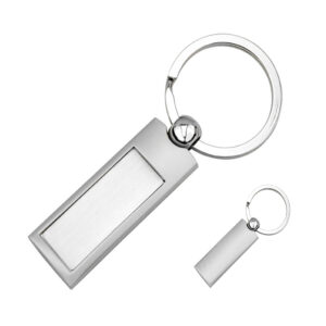 Silver Panel Key Ring