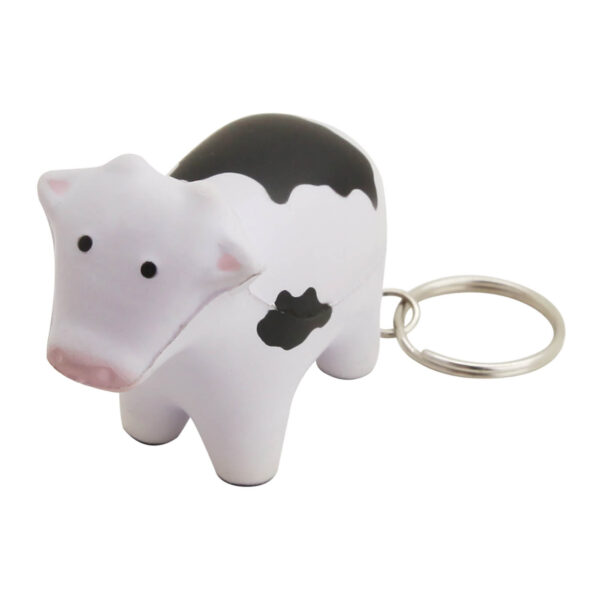 Stress Cow Key Ring