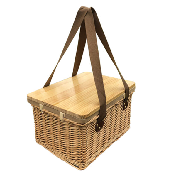 Gold Coast Wicker Picnic Cooler Basket(square)